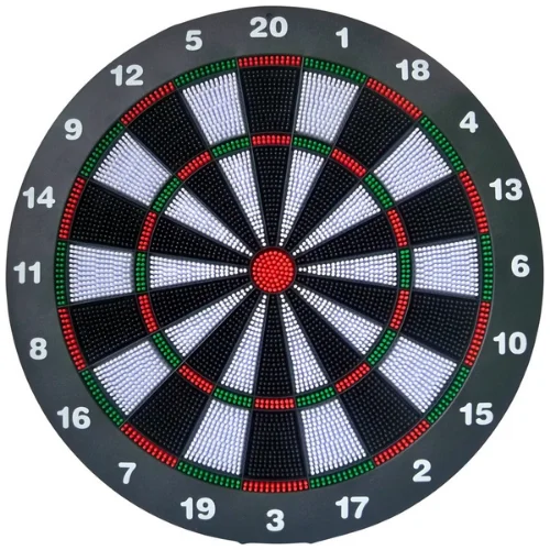 Counting scores on dartboard